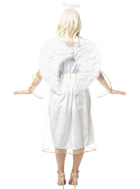 Disfraz de ángel Deluxe para mujer