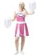 Costume da cheerleader rosa da donna