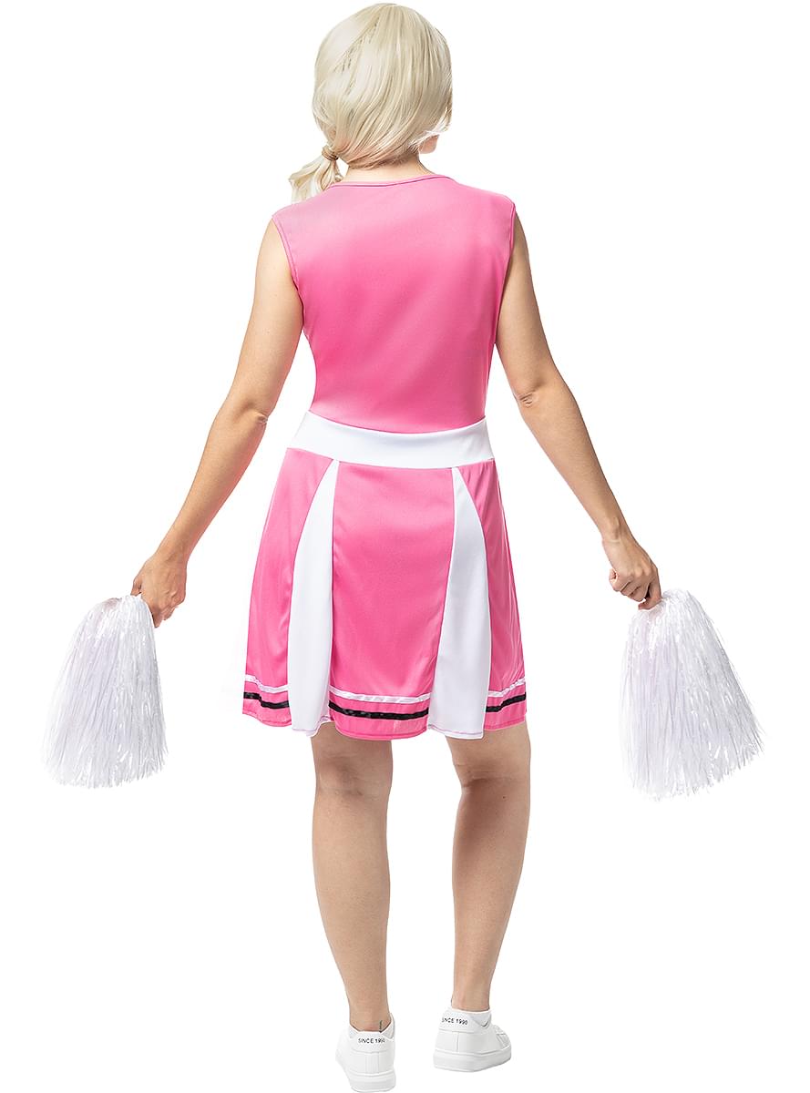 Disfraz de animadora rosa para mujer