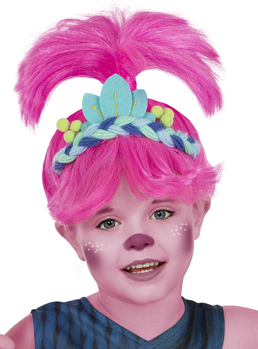 Paruka Poppy pro děti - Trolové 3