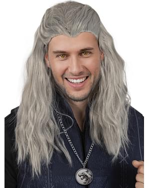 Peluca de Geralt para hombre – The Witcher