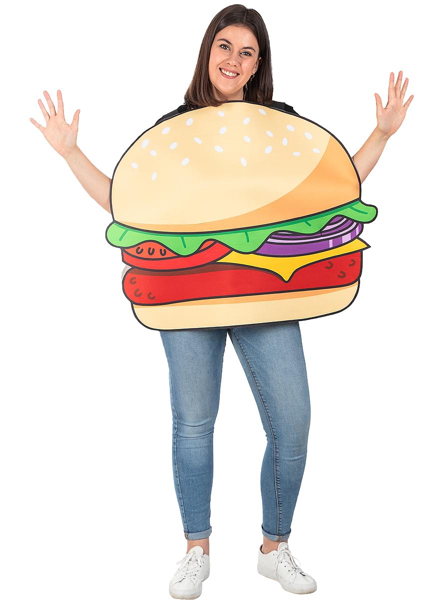 Hamburger Costume for Adults. The coolest | Funidelia