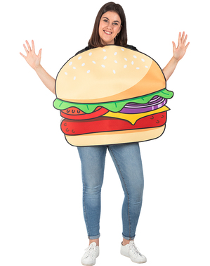 Déguisement hamburger adulte