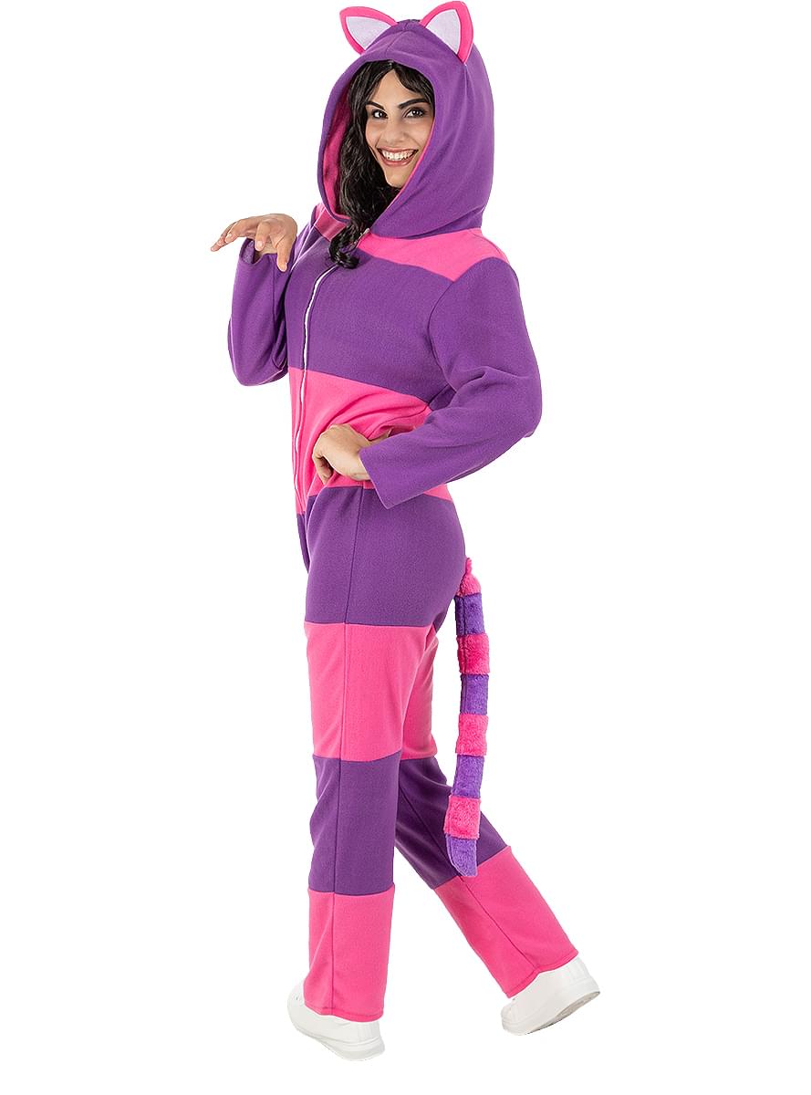 Grinsekatze Onesie Kostüm für Erwachsene