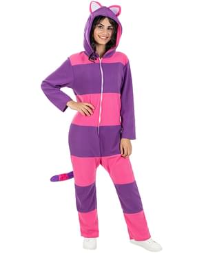 Cheshire Cat kostüüm onesie täiskasvanutele