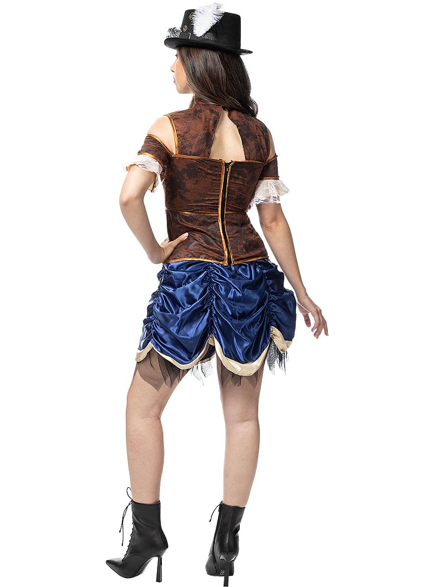 Steampunk Kostüm kurz für Damen