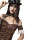 Disfraz de Steampunk corto para mujer