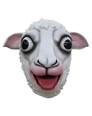 Glückliches Schaf Maske für Erwachsene