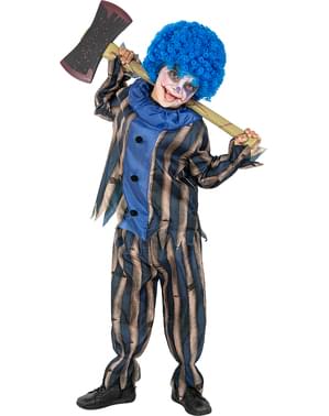 Maskeraddräkt skräckinjagande clown för barn