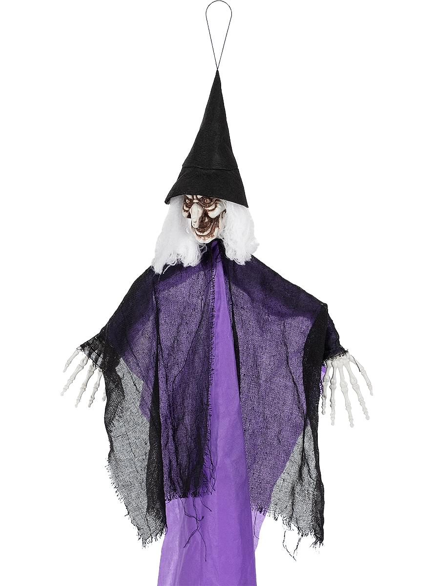 Figura de bruxa de pendurar