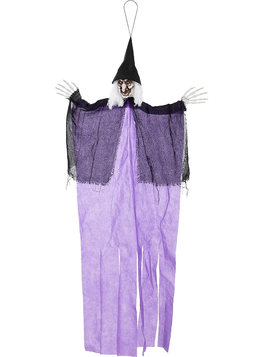 Figura di strega da appendere