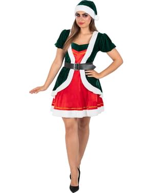 Disfraz de elfa navideña sexy para mujer