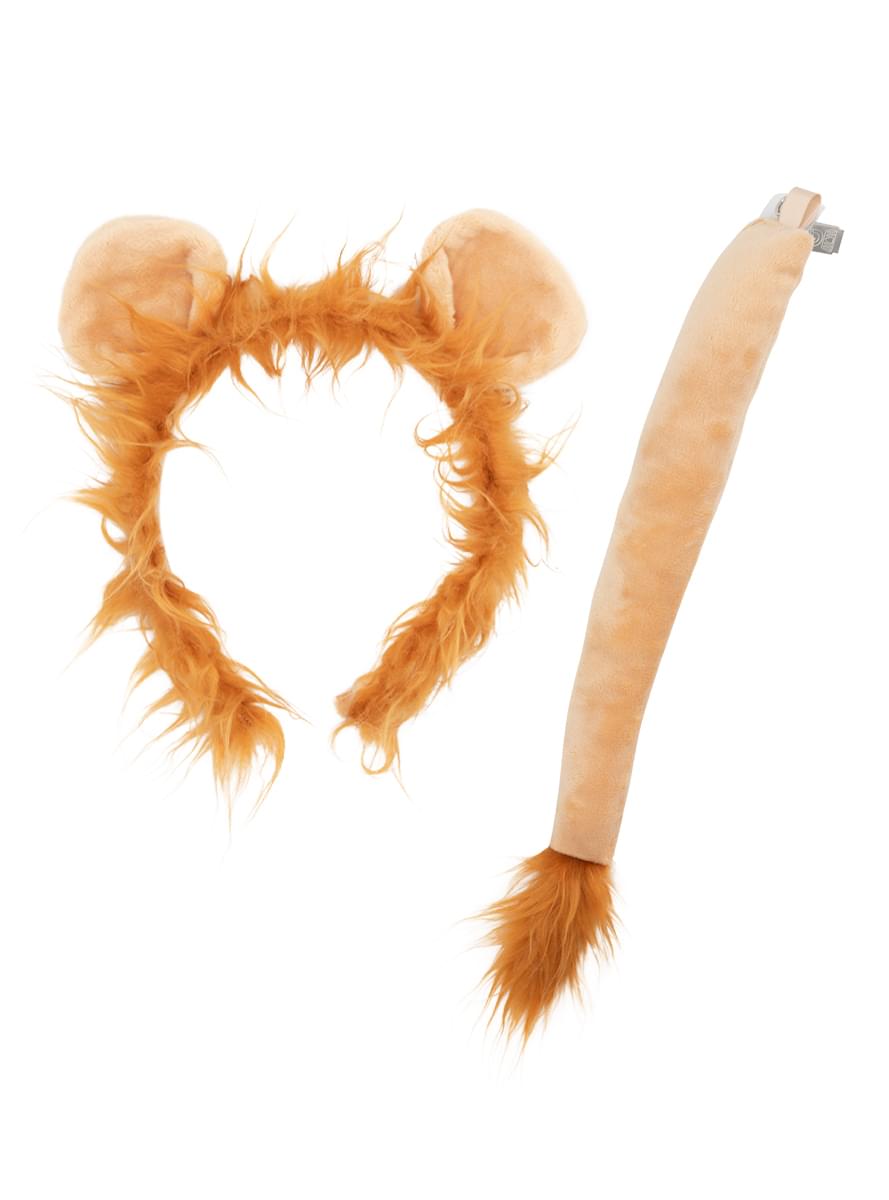 Set med accessoaraer lejon