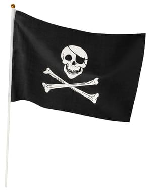 Jolly Roger-Piratenflagge Raumdeko schwarz-weiß 300 x 200 cm