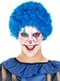 Clown Perücke blau