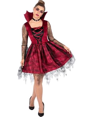 Fantasia de Vampira (Acompanha Gola de Vampiro) - Tamanho Gg, Vestido  Feminino Usado 79363105