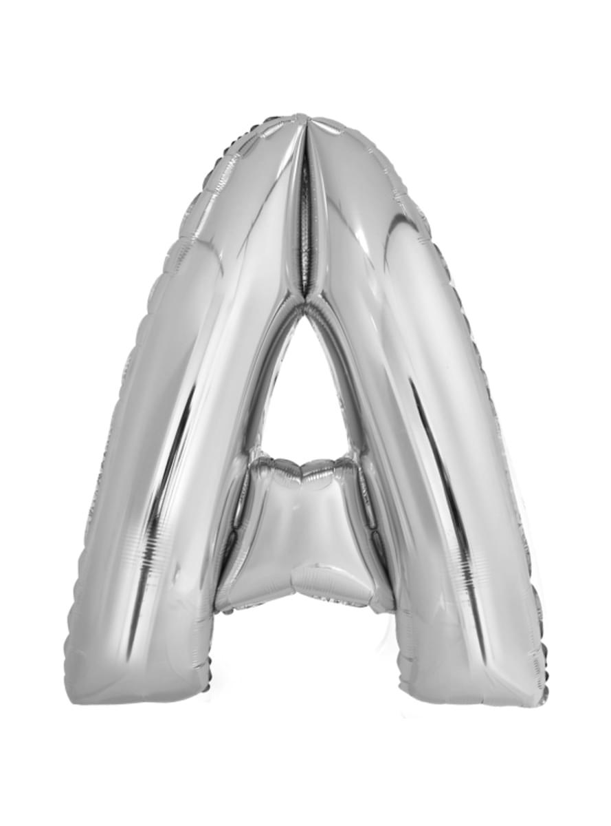 Ballon lettre A argenté (86 cm)