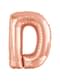 Ballon lettre D rose gold (86 cm)