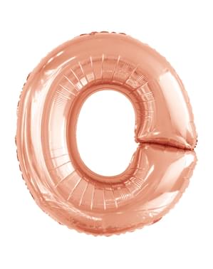 Rose Gold Letter O Balloon (86 cm)