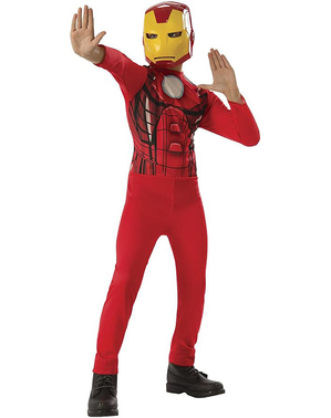 Classic Iron Man Costume for Boys - The Avengers