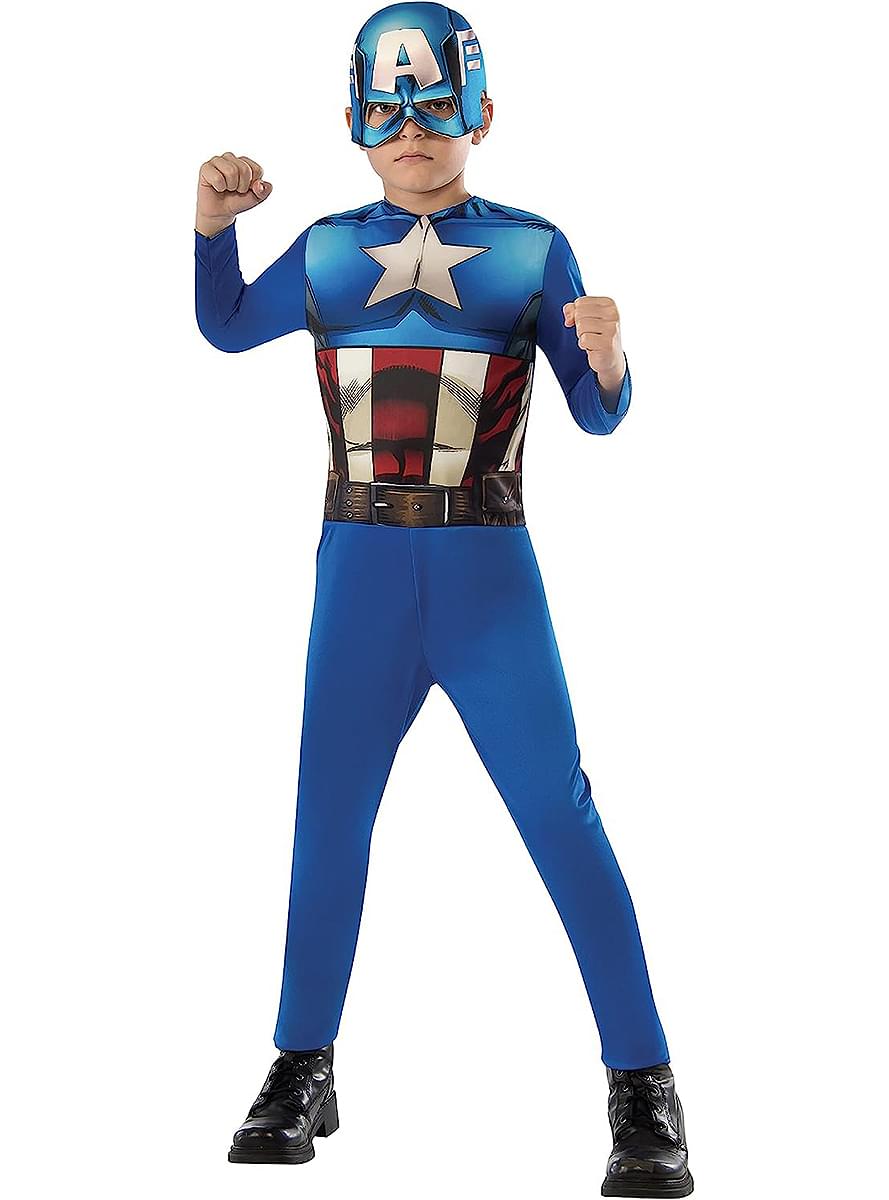 Klassisk Captain America kostyme til gutter The Avengers