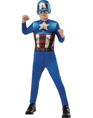 Classic Captain America Costume for Boys - The Avengers