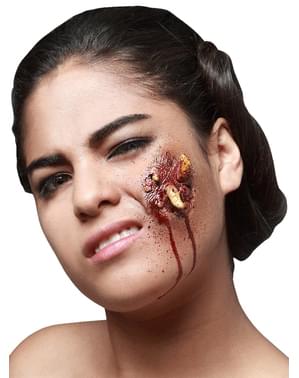 Prótese em látex osso partido putrefacto