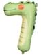 Balon din folie „7” crocodil