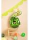 Number “6” Turtle Foil Balloon