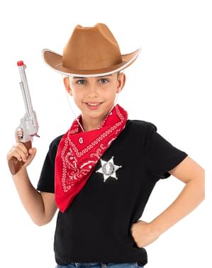 Cowboy-tarvikesetti lapsille