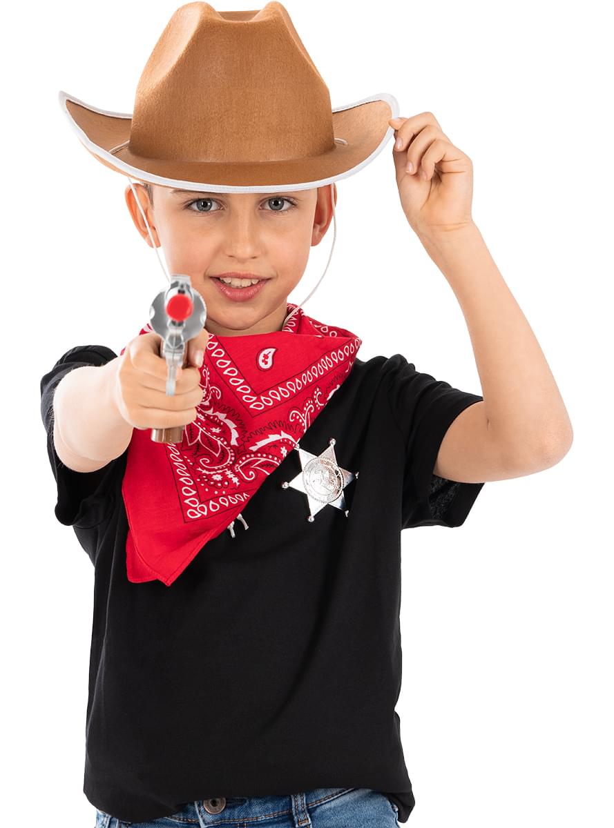 Kit de acessórios de cowboy para criança