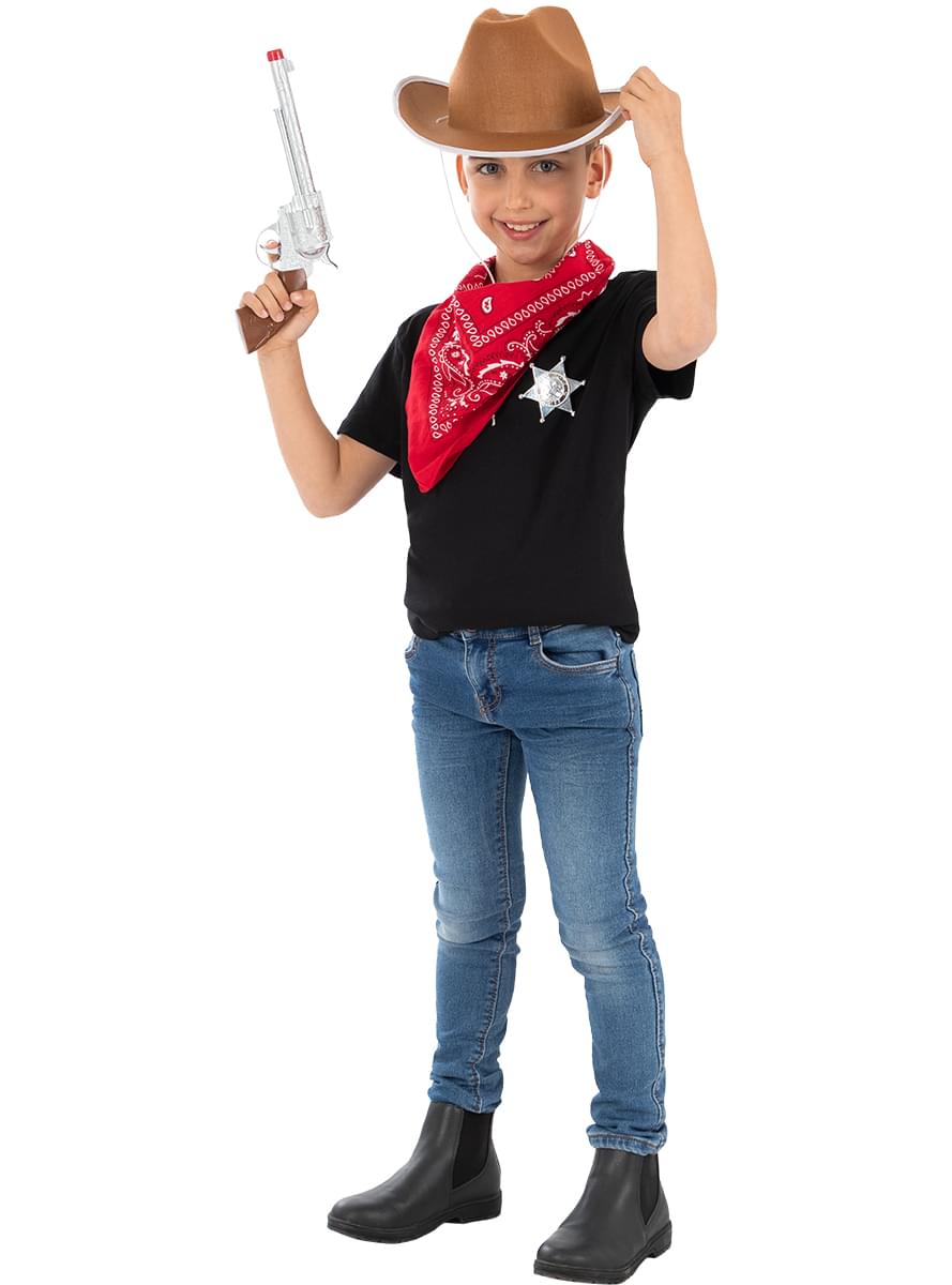 Cowboy tilbehørssæt til børn
