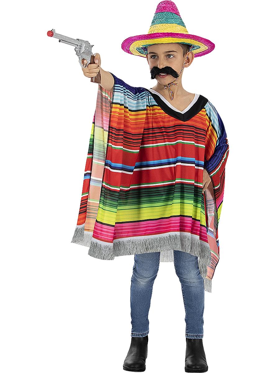 Poncho Mexicano para niño