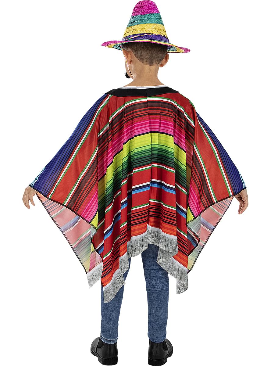 Poncho messicano per bambino
