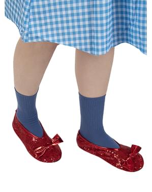 Červené návleky na topánky Dorotka pre ženy - Čarodejník zo krajiny Oz