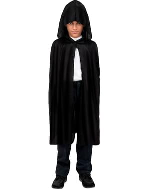 Palton lung negru pentru copii