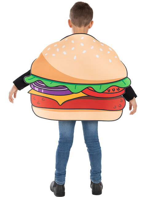 Disfraz de hamburguesa para niños