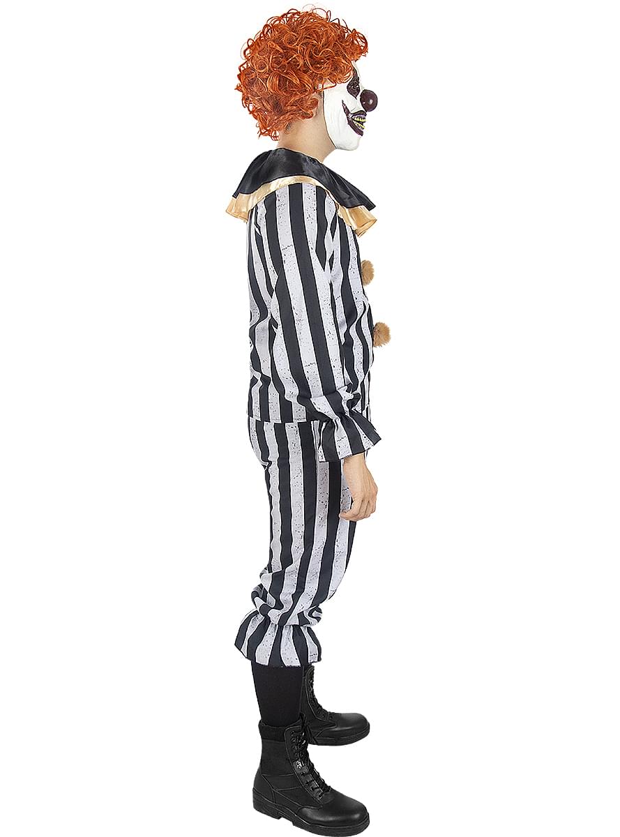 Fato de palhaço aterrador Deluxe para homem