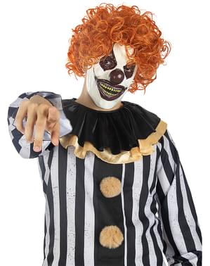 Déguisement Halloween Clown Maléfique qui comprend la Tunique et le Masque