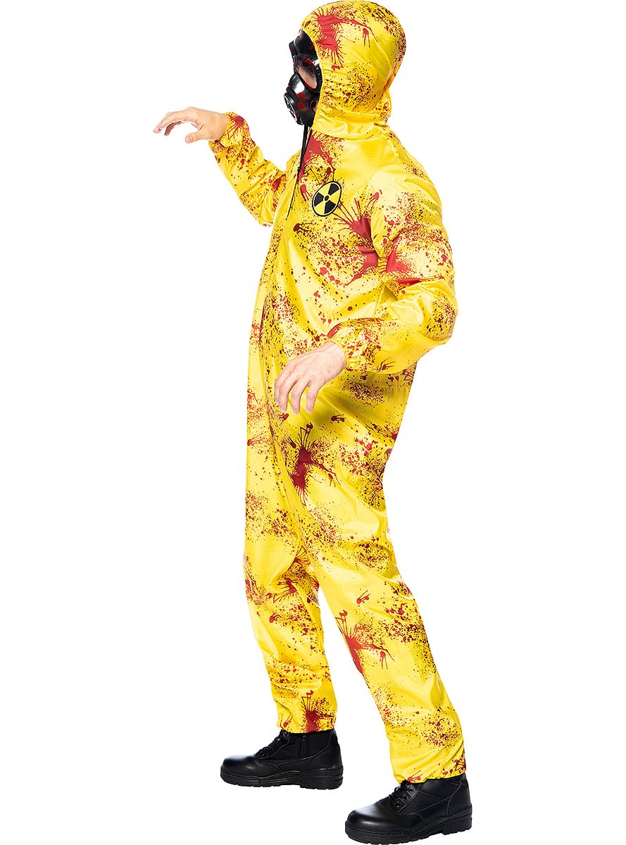 Maskeraddräkt zombie nuclear för honom stor storlek