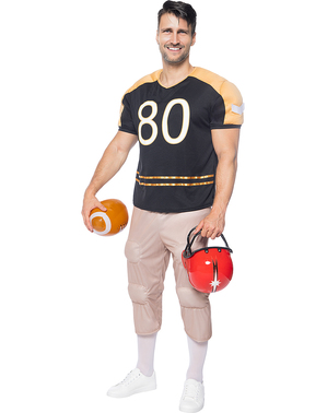 Ameriški nogometaš - mišičast kostum za moške