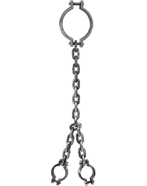 Hand and Neck Shackles with Chain