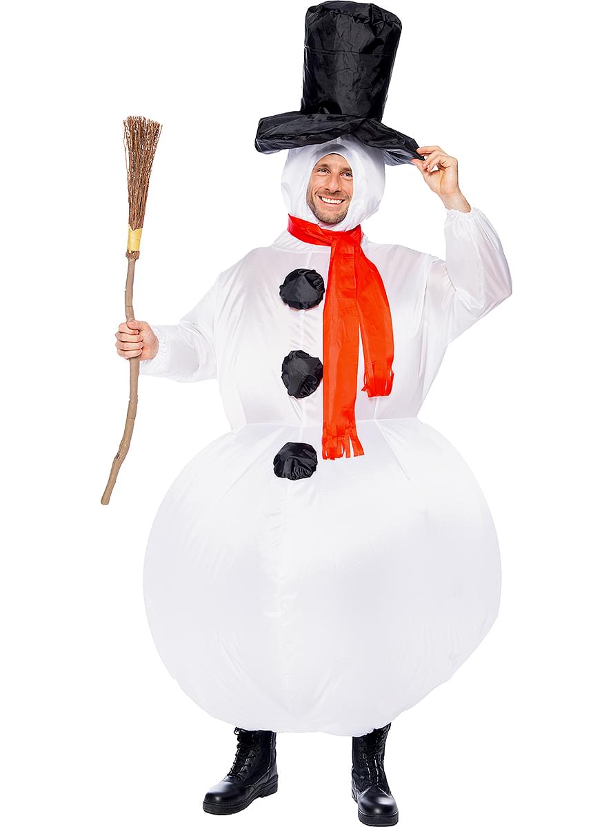 Disfraz de muñeco de nieve hinchable para adulto