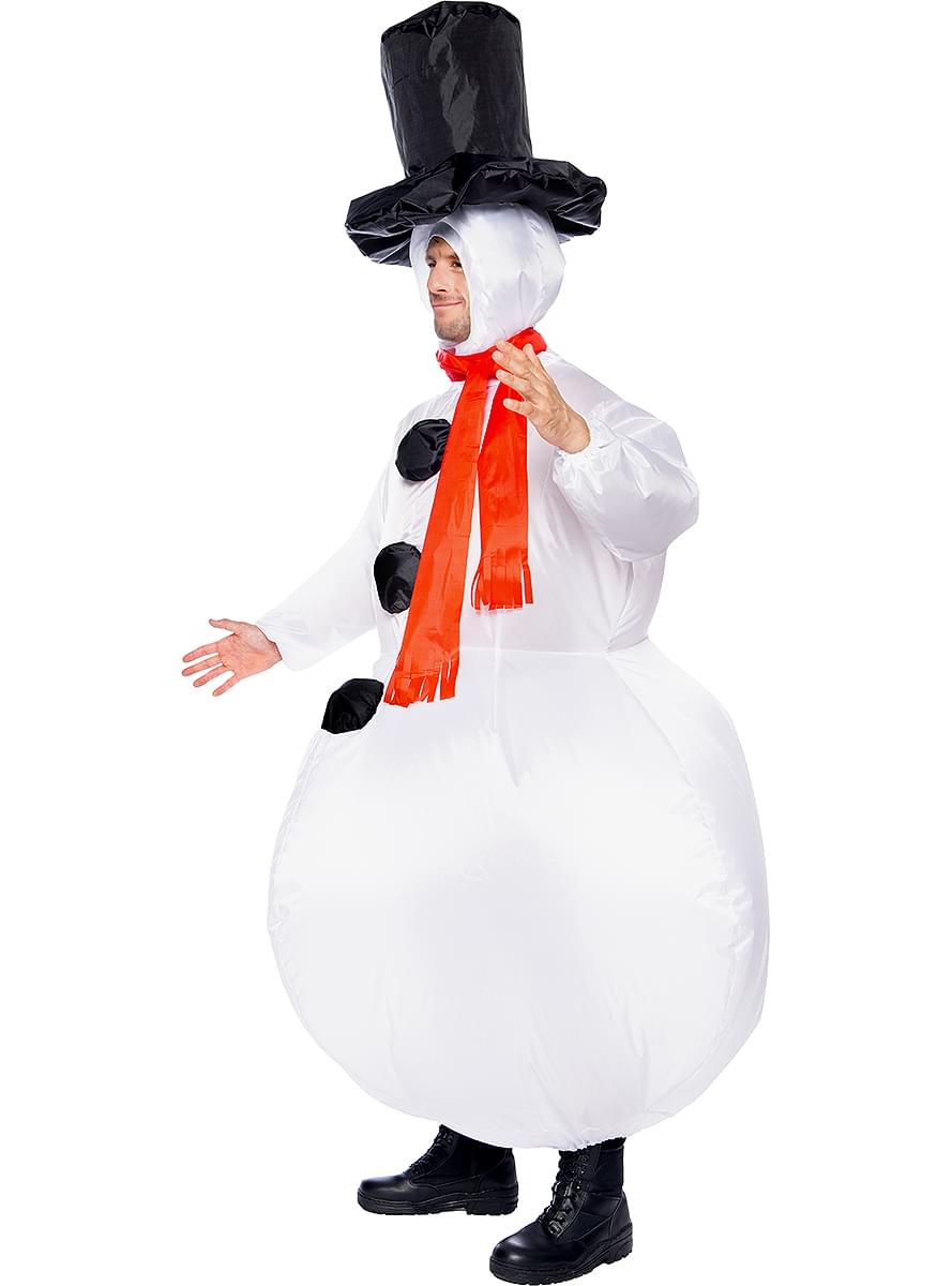 Inflatable Snowman Costume for Adults
