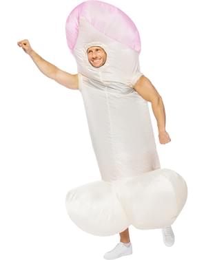 Nafukovací kostým penisu pre dospelých