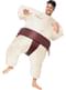 Disfraz de luchador de sumo hinchable para adulto