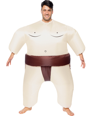 Costume gonfiabile da lottatore di sumo per adulto
