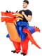 Inflatable Dragon Piggyback Costume for Adults