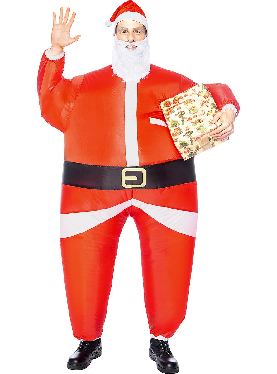 תחפושת סנטה קלאוס מתנפחת למבוגרים