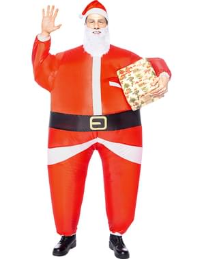 Costume da Babbo Natale gonfiabile per adulto